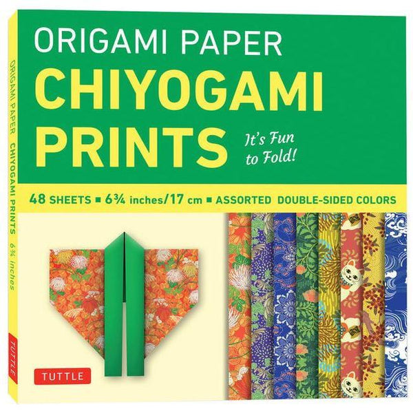 Origami Paper 48 Sheet Chiyogami Prints 6 3/4 (17 CM): Tuttle Origami Paper: Double-Sided Origami Sheets Printed with 8 Different Patterns (Instructio