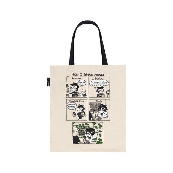 Sarah's Scribbles: How I Spend Money Tote Bag