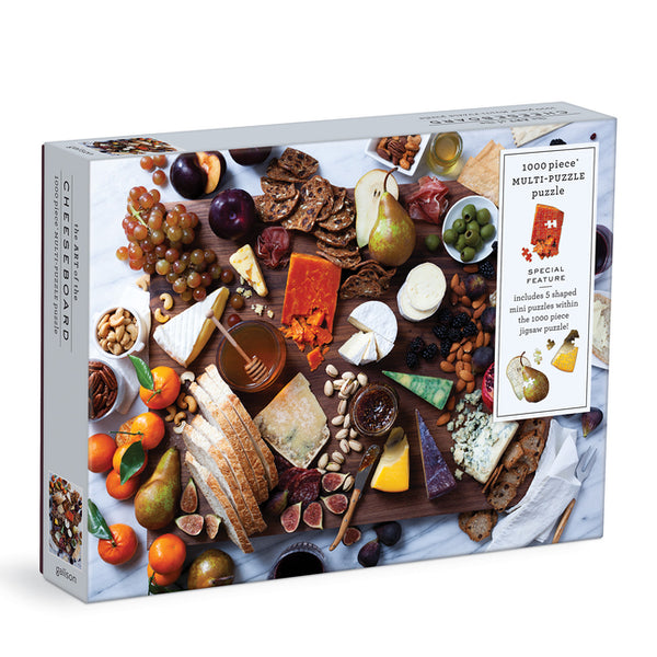 Art of the Cheeseboard 1000 Piece Multi-Puzzle Puzzle - Ingram