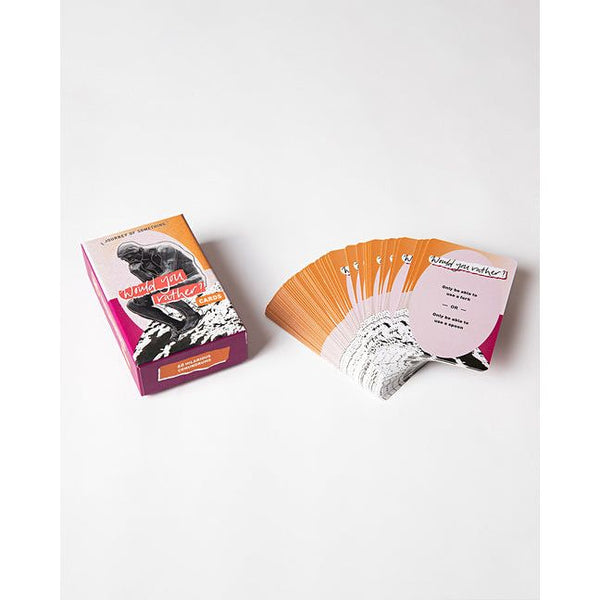 Would You Rather Card Game - Thought-Provoking Question Cards - Fun Party Game for Families, Kids & Adults - Ingram