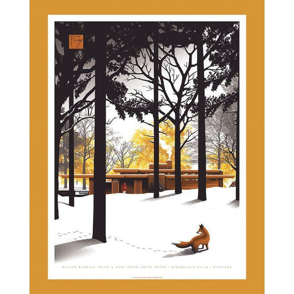 Frank Lloyd Wright Puzzle Collection: Smith House: Officially Licensed 1,000 Piece Jigsaw Puzzle by Jc Richard
