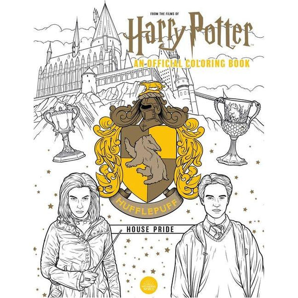 Harry Potter: Hufflepuff House Pride: The Official Coloring Book: (Gifts Books for Harry Potter Fans, Adult Coloring Books)