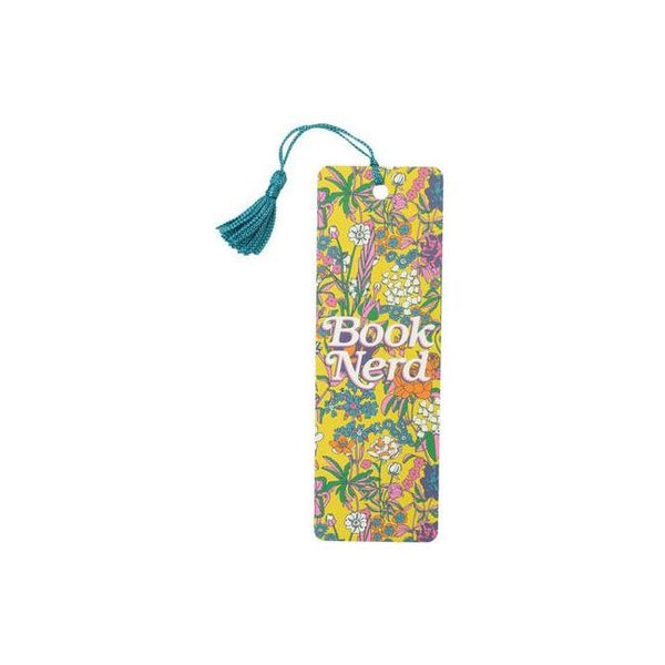 Book Nerd Floral Bookmark