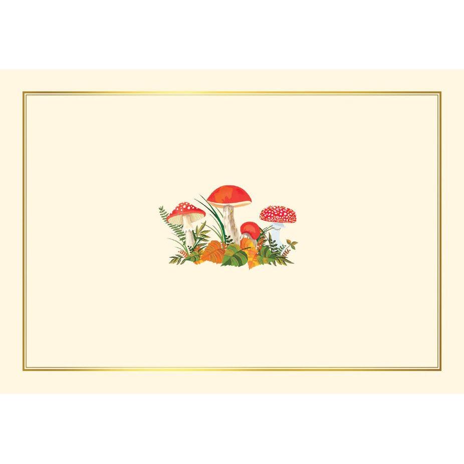 Mushrooms Note Cards (14 Cards, 15 Self-Sealing Envelopes)