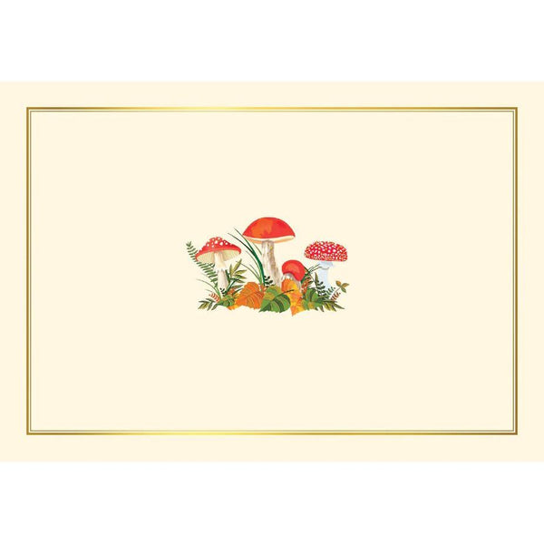 Mushrooms Note Cards (14 Cards, 15 Self-Sealing Envelopes)