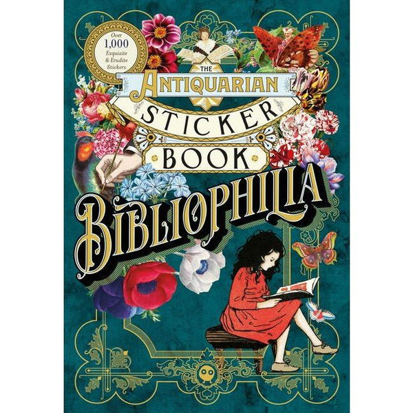 Antiquarian Sticker Book: Bibliophilia