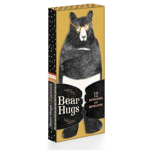 Bear Hugs Notecards: (Cute Notecards, Notecards for Friends, Artistic Notecards with Envelopes)
