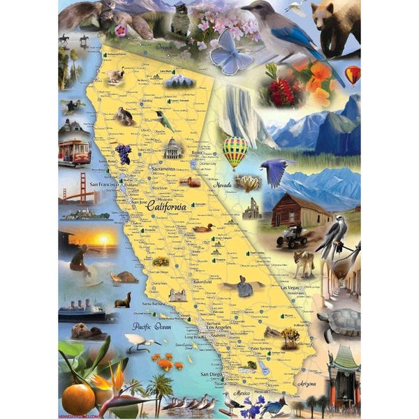 California Jigsaw Puzzle - Ingram