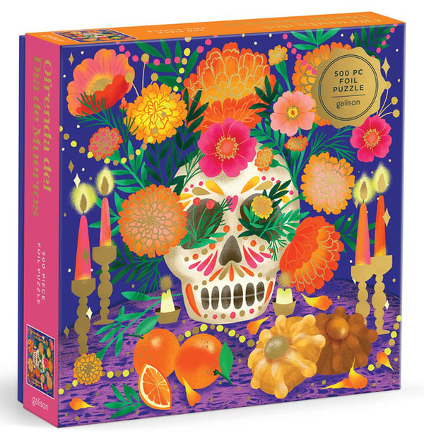 Ofrenda del Día de Muertos 500 Piece Foil Puzzle - Ingram