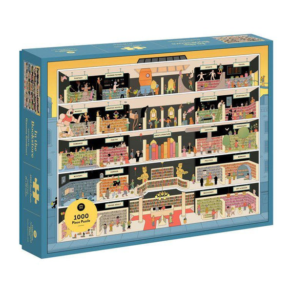 In the Bookstore: 1000 Piece Puzzle