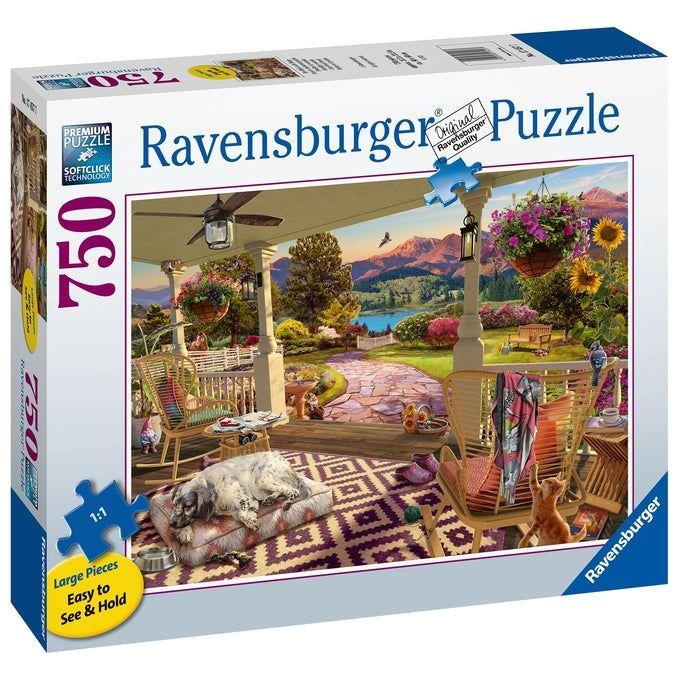 Cozy Front Porch 750 PC Large Format Puzzle