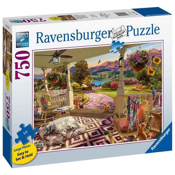Cozy Front Porch 750 PC Large Format Puzzle