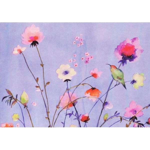 Lavender Wildflowers Note Cards