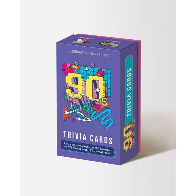 90s Trivia Card Game - Fun Adult Party Game - Ingram