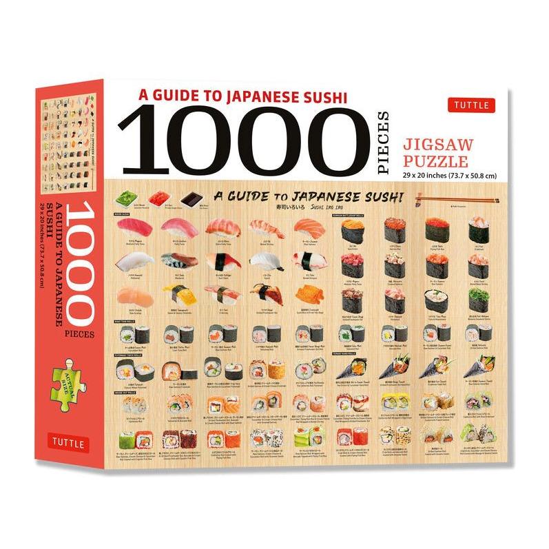Guide to Japanese Sushi - 1000 Piece Jigsaw Puzzle: Finished Size 29 X 20 Inch (74 X 51 CM)
