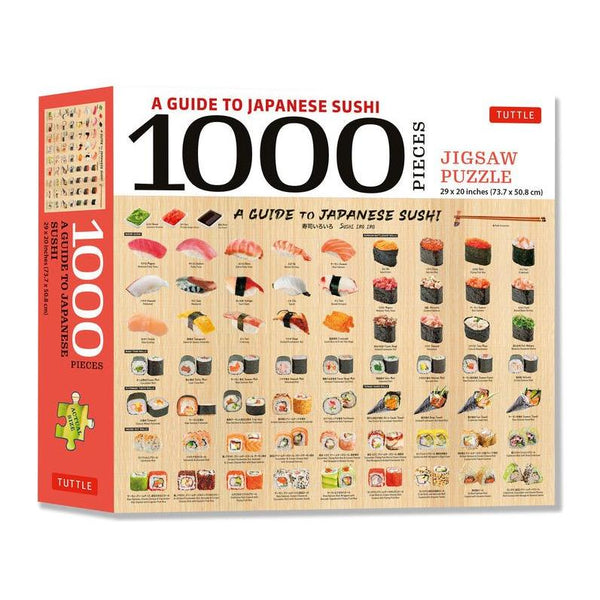 Guide to Japanese Sushi - 1000 Piece Jigsaw Puzzle: Finished Size 29 X 20 Inch (74 X 51 CM)