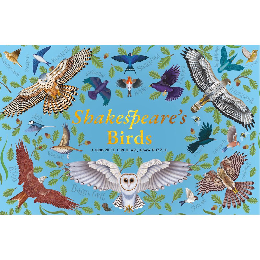 Shakespeare's Birds: A 1000-Piece Circular Jigsaw Puzzle by Rebecca Harris - Ingram