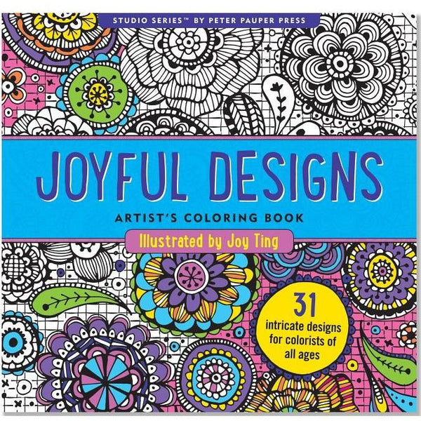 Joyful Designs Adult Coloring Book
