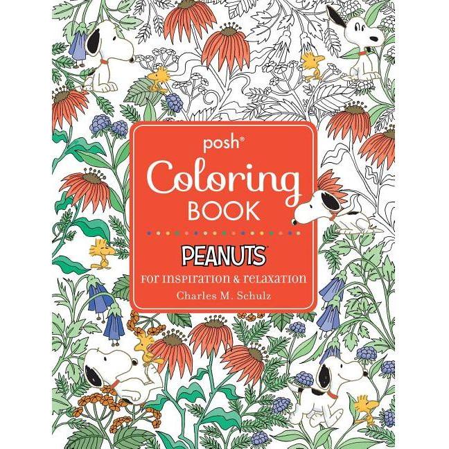 Posh Adult Coloring Book: Peanuts for Inspiration & Relaxation