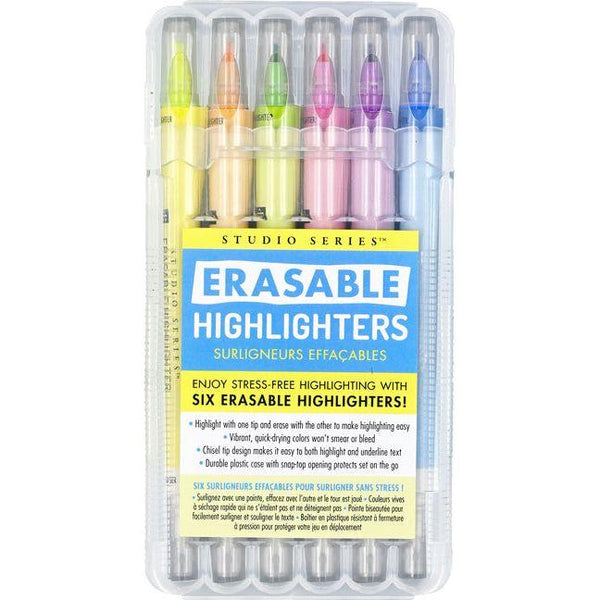 Studio Series Erasable Highlighters (Set of 6)