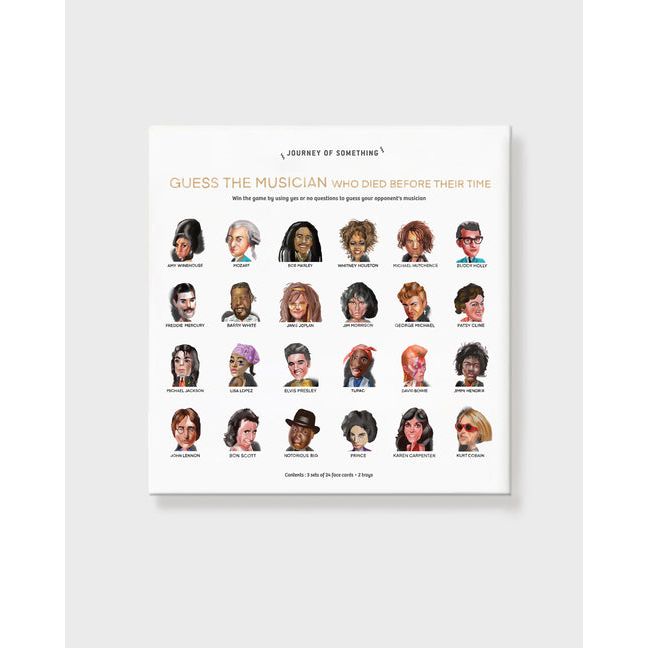 Guess the Musician Card Game - Artist Designed Quirky Musician Guessing Game for Families & Friends - Ingram