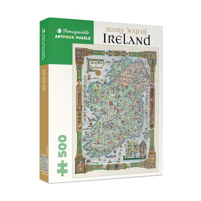 Story Map of Ireland: 500 Piece Jigsaw Puzzle