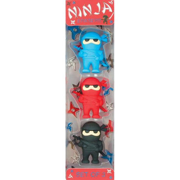 Ninja Puzzle Erasers - Set of - Ingram