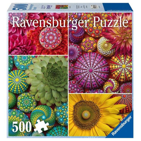Elspeth McLean: Mandala Blooms 500 PC Puzzle