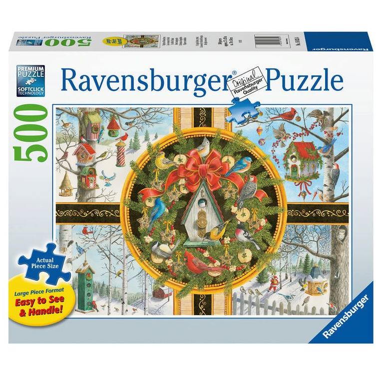 Christmas Songbirds 500 PC Large Format Puzzle