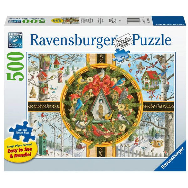Christmas Songbirds 500 PC Large Format Puzzle