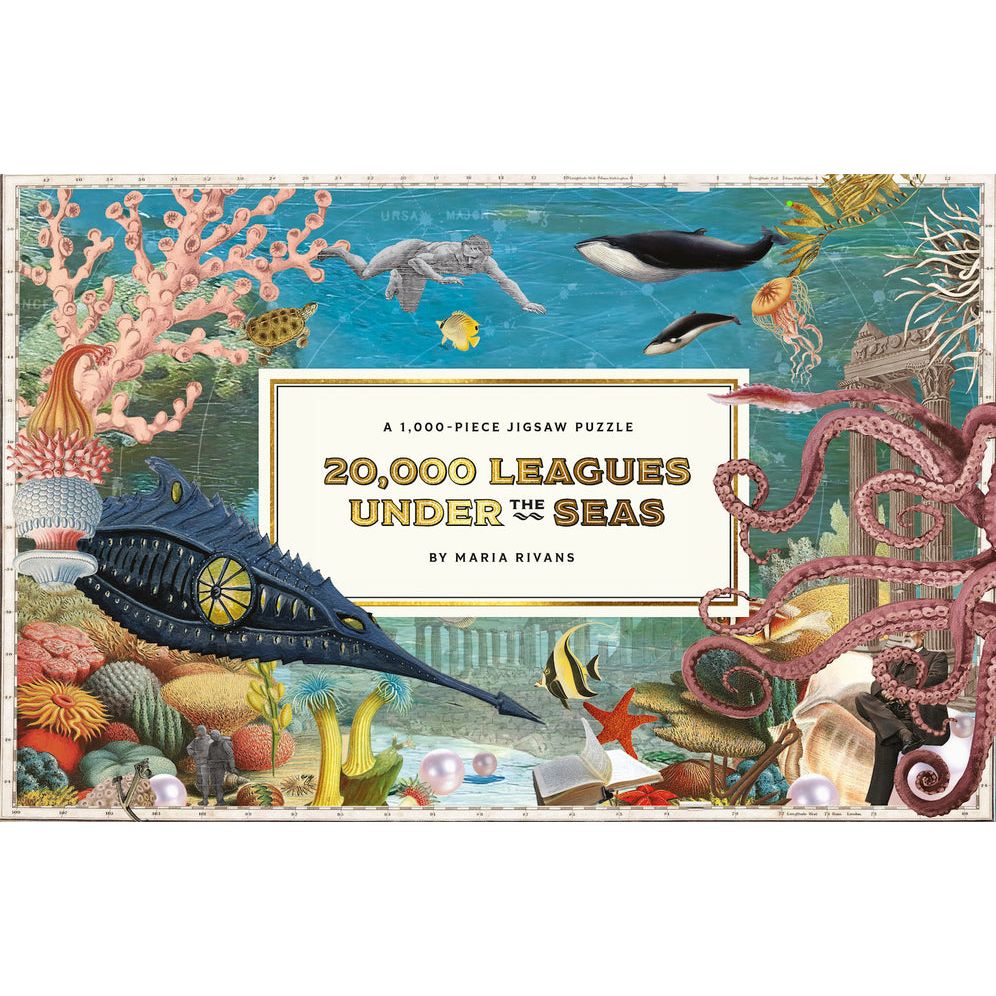 20,000 Leagues Under the Seas: A 1000 Piece Jigsaw Puzzle Inspired by Jules Verne's Classic Adventure - Ingram