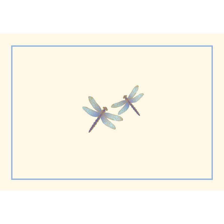 Note Card Blue Dragonflies