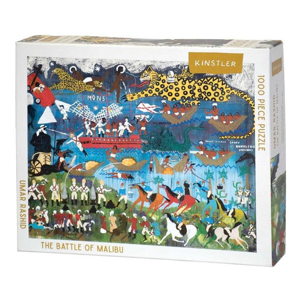 Battle of Malibu (in Three Parts) 1795: Part One, See Battle. Little Red Corvette. 1000 Piece Puzzle - Ingram