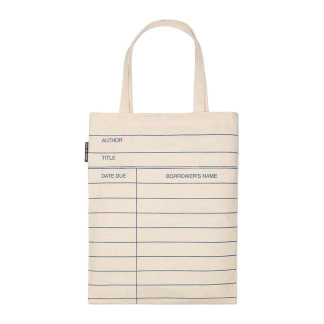 Library Card (Natural) Tote Bag