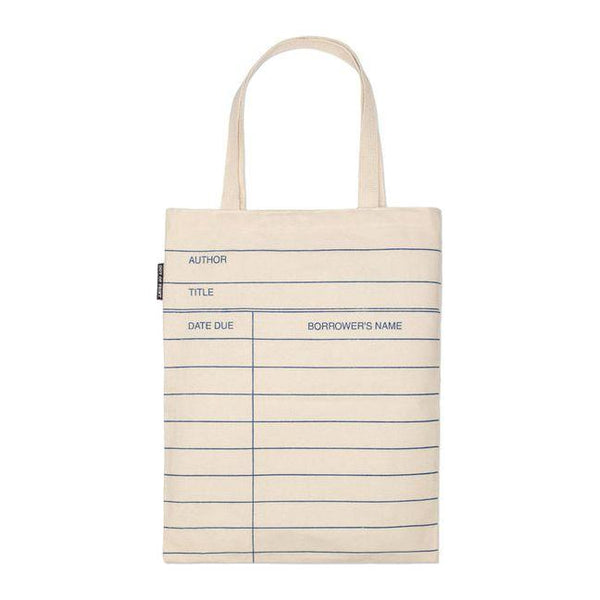 Library Card (Natural) Tote Bag