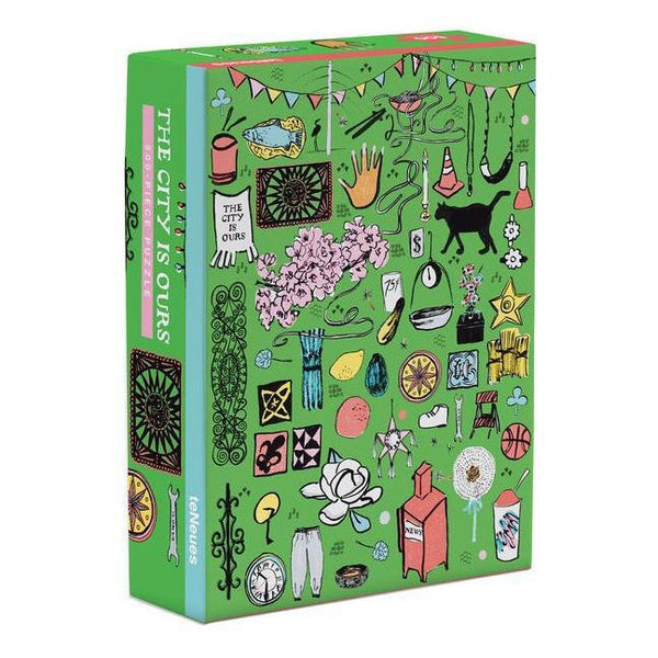 Teneues - Puzzle: City Is Ours, 500 Piece Puzzle, Full Color Artwork, Expertly Printed, Compact Box, 14 X 19 Puzzle, Fine Detailed Illustration, Color