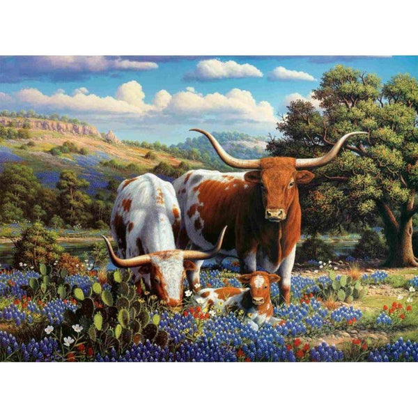 Loving Longhorns 500 PC Puzzle