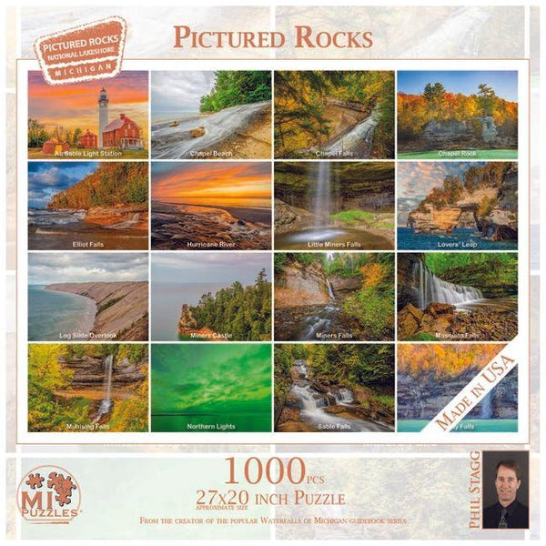 Pictured Rocks - 1000 Piece Jigsaw Puzzle