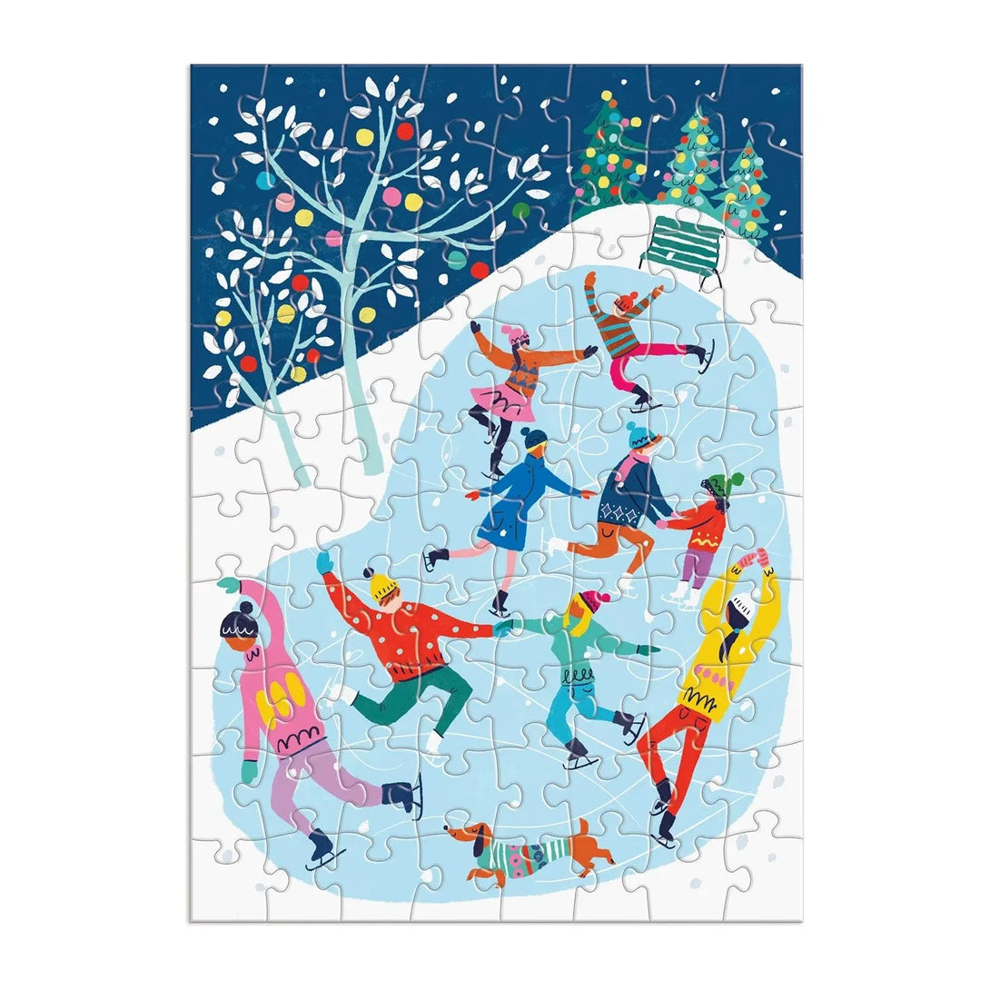 Louise Cunningham Merry and Bright 12 Days of Christmas Advent Puzzle - The Missing Piece Company