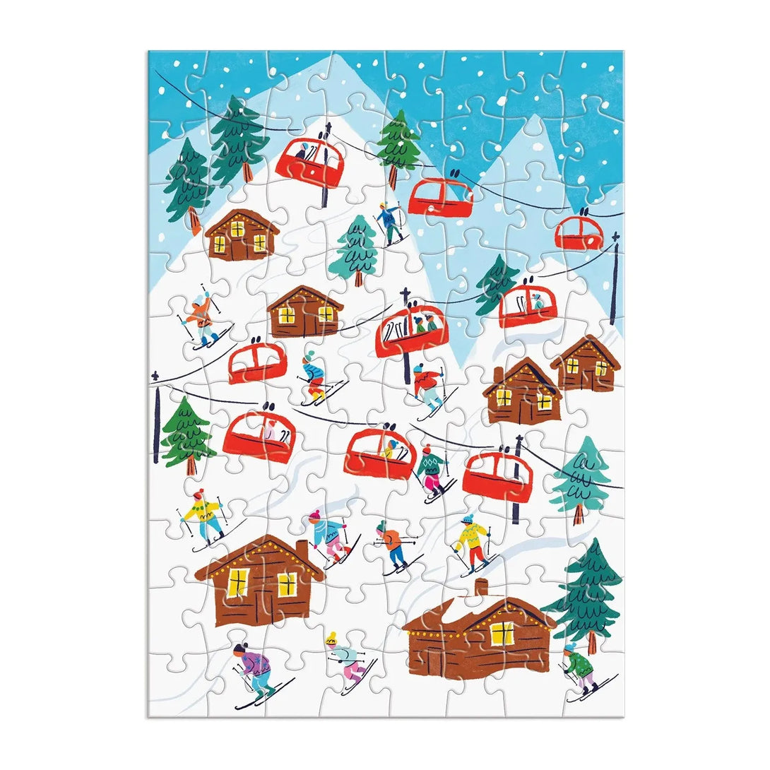 Louise Cunningham Merry and Bright 12 Days of Christmas Advent Puzzle - The Missing Piece Company