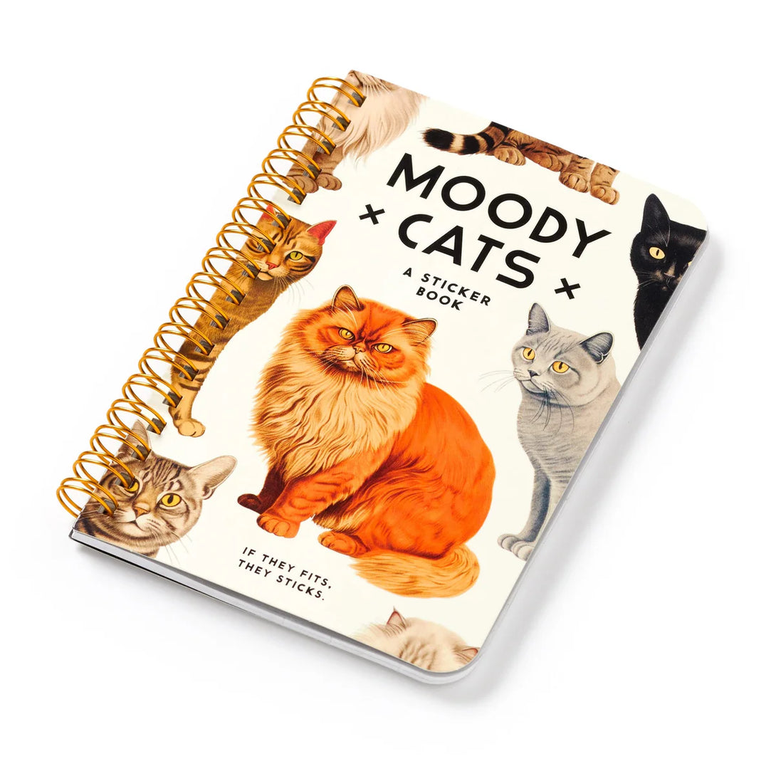 Moody Cats Sticker Book - The Missing Piece Company