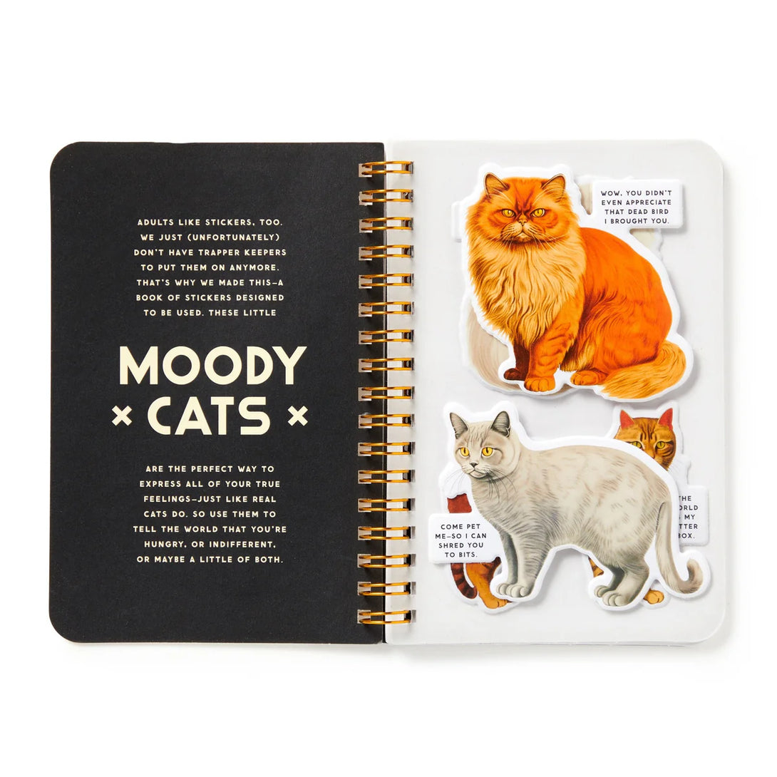 Moody Cats Sticker Book - The Missing Piece Company