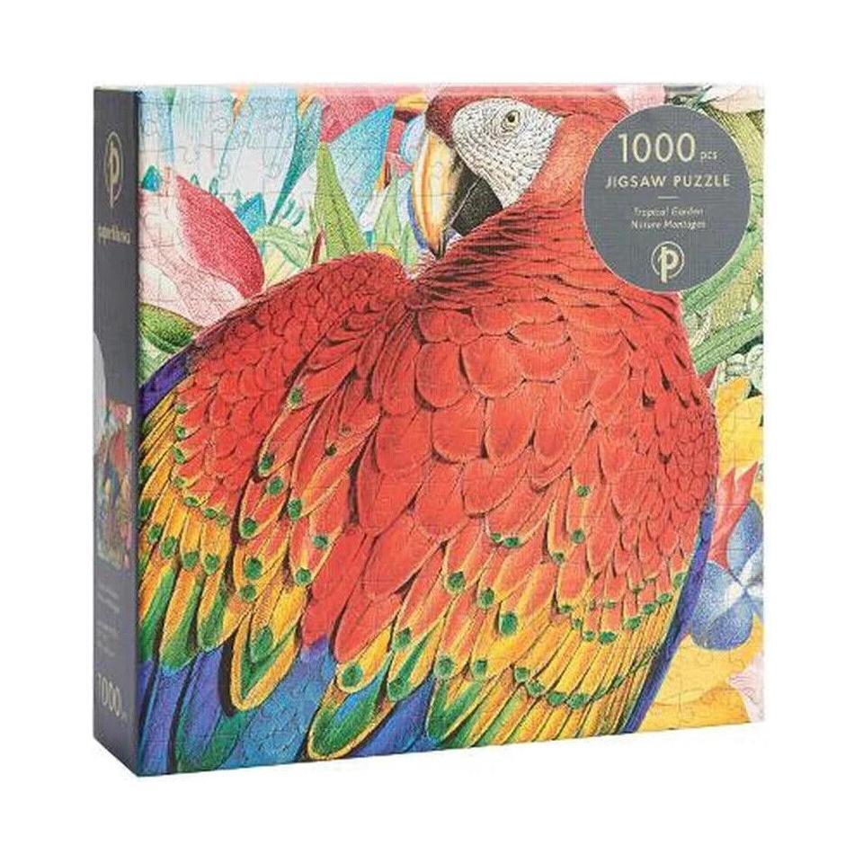 Tropical Garden 1000 Piece Jigsaw Puzzle by Paperblanks (Nature Montages) - The Missing Piece Company