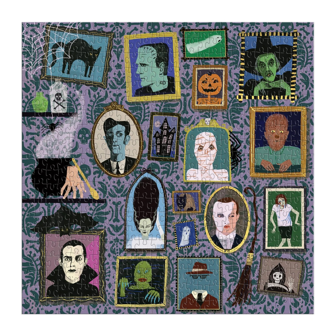 Spooky Portraits 500 Piece Foil Puzzle - The Missing Piece Company
