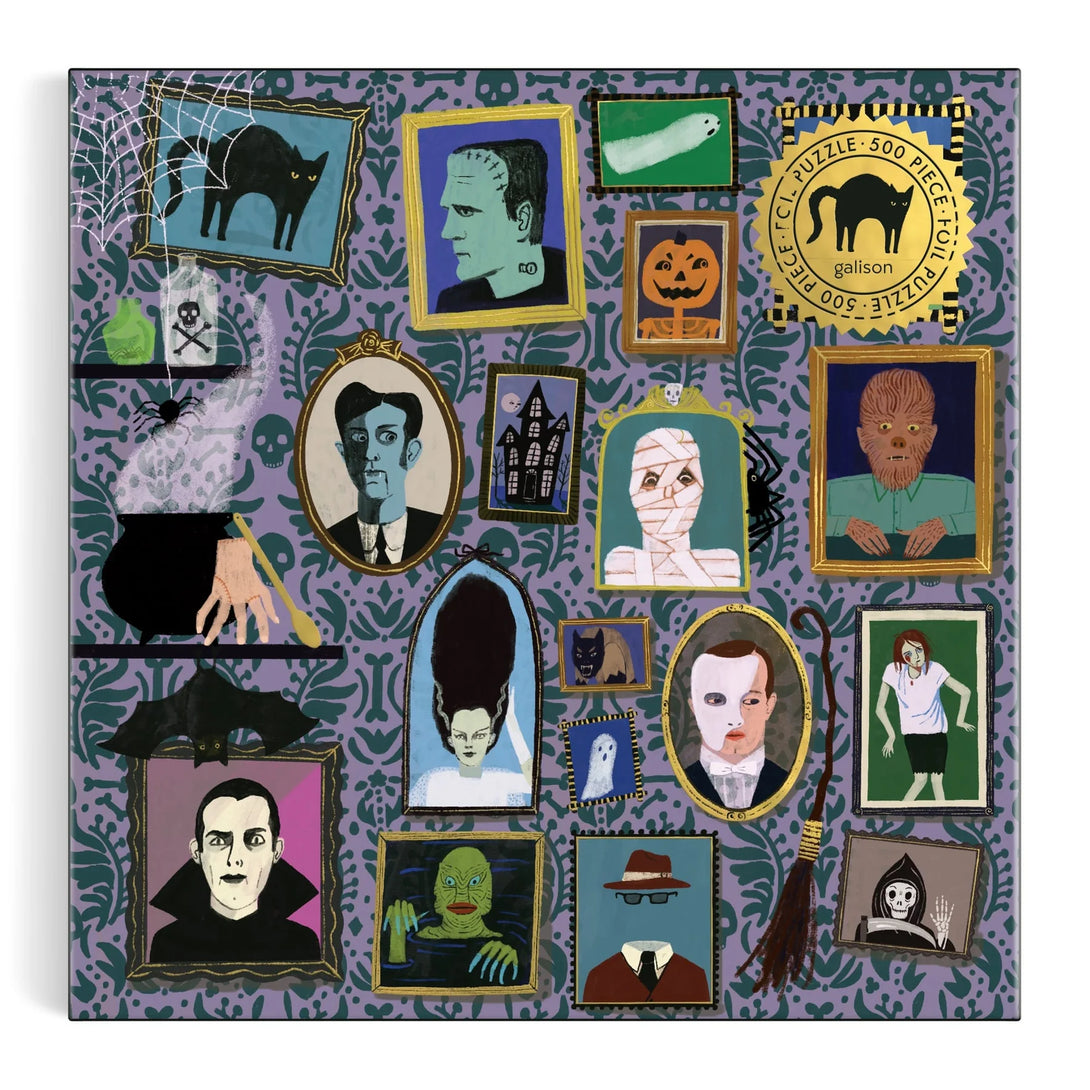 Spooky Portraits 500 Piece Foil Puzzle - The Missing Piece Company