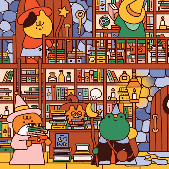 Wizard's Library 500 Piece Family Puzzle - The Missing Piece Company