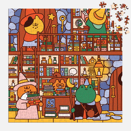 Wizard's Library 500 Piece Family Puzzle - The Missing Piece Company