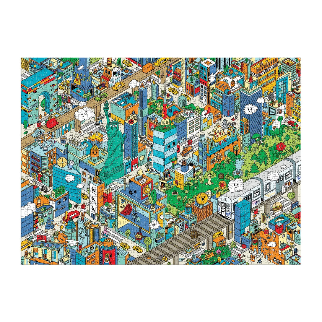 Uncovering New York City Search and Find 1000 Piece Puzzle - The Missing Piece Company