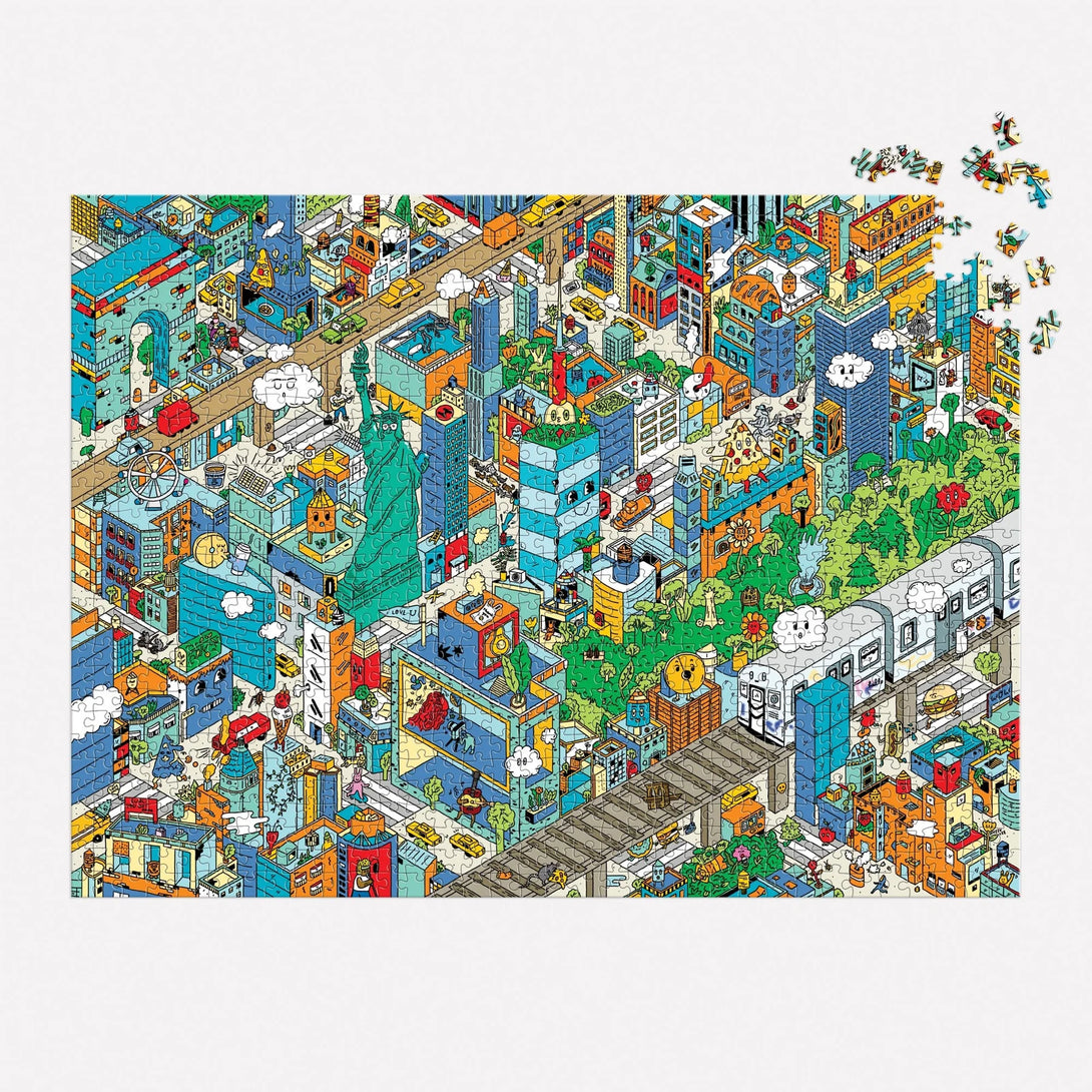 Uncovering New York City Search and Find 1000 Piece Puzzle - The Missing Piece Company