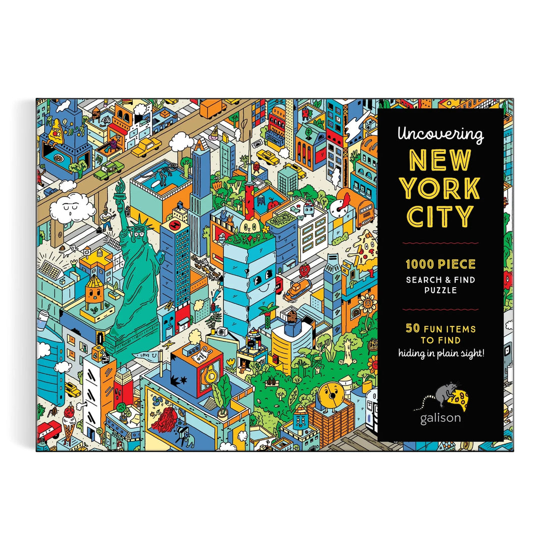 Uncovering New York City Search and Find 1000 Piece Puzzle - The Missing Piece Company